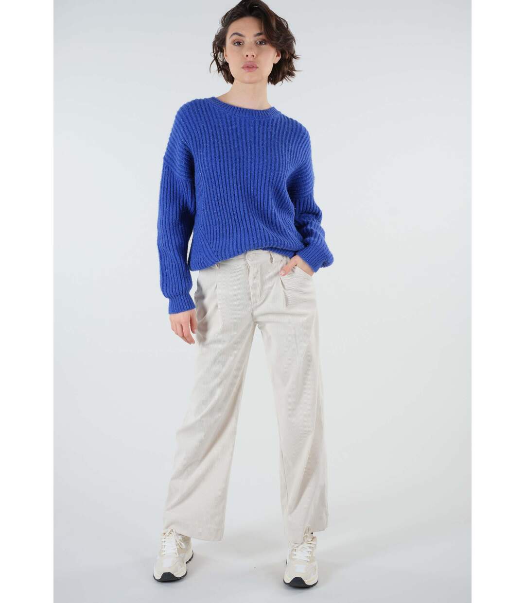 Pull oversize en maille brillante HAPPIA