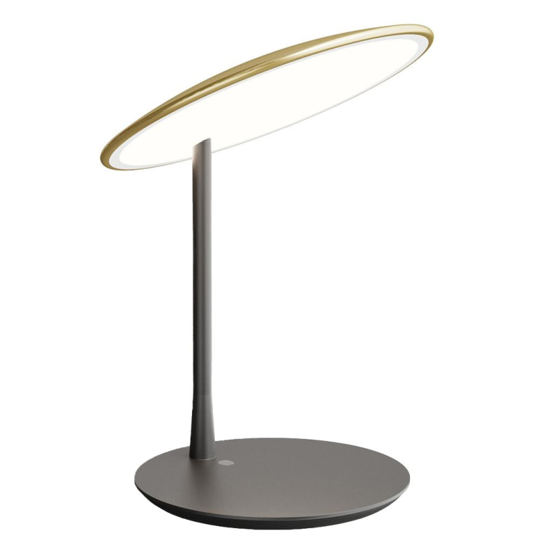 Nine Disc tafellamp LED messing