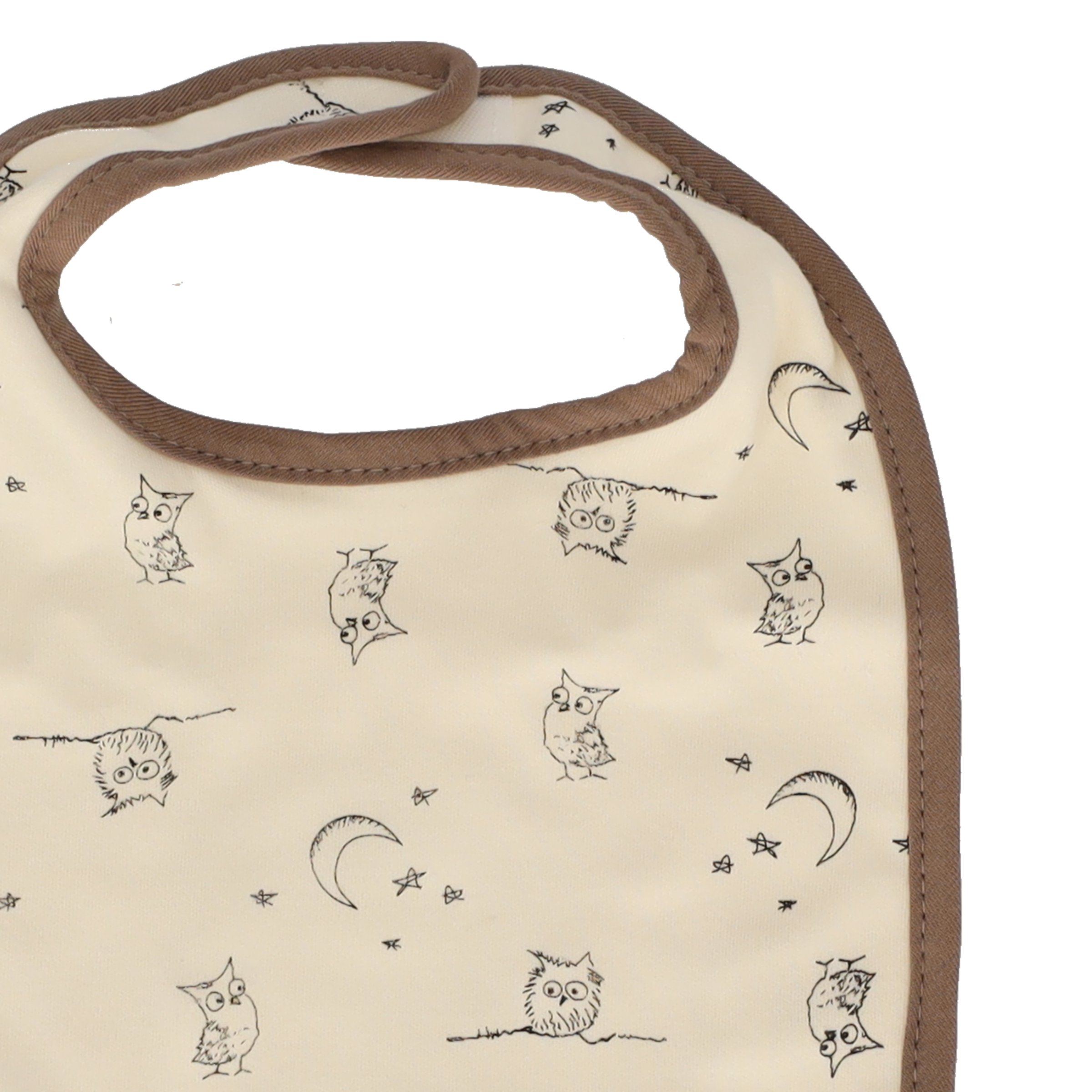 Apollo Neugeborenen-Geschenkset , Babyset, Eule, Lätzchen, Ring, Söckchen