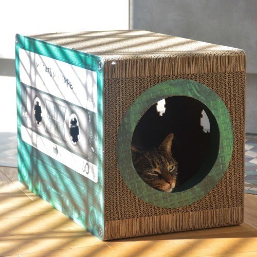 MIXTAPE Arranhador/Caverna Emerald para Gatos