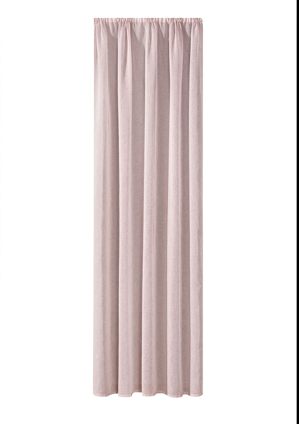 Übergardine in Leinenoptik