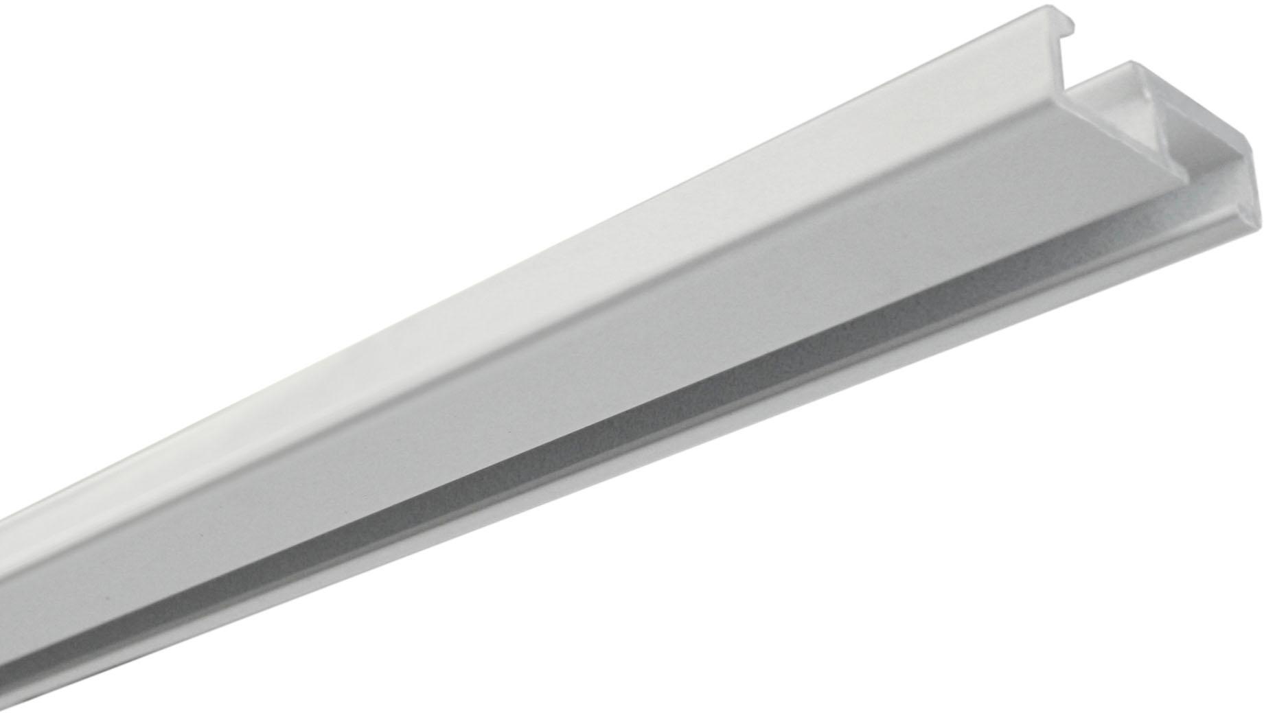 GARDINIA Vorhangschiene 1 läufig-läufig Fixmass Serie Aluminim-Vorhangschiene