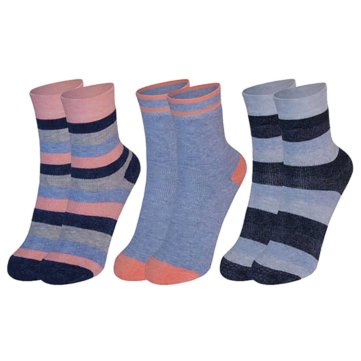 Kinder Vollfrottee Thermosocken Gr. 23/26–35/38 3er 4fach