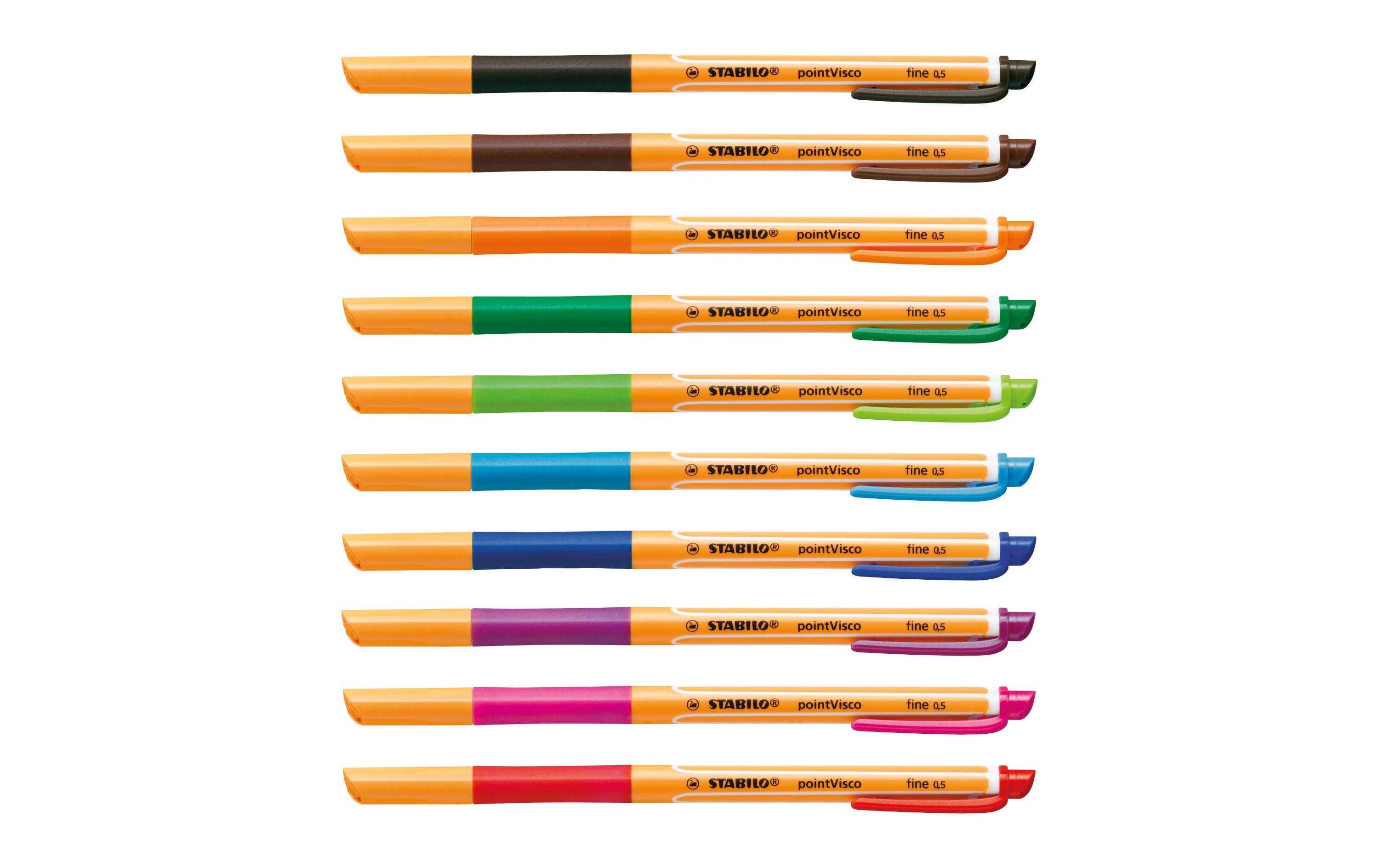 Rollerball Visco Gel-Rollerball 0.5 mm, RotTintenroller mit innovativer Gel-Formel