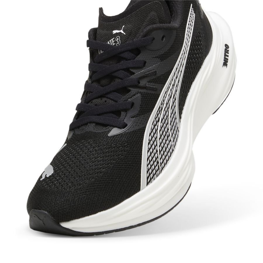 PUMA Chaussures de Running Deviate Nitro 3 - Noir/Blanc