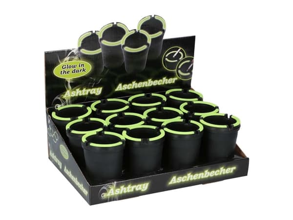 Askebæger, Sort, Glow In The Dark