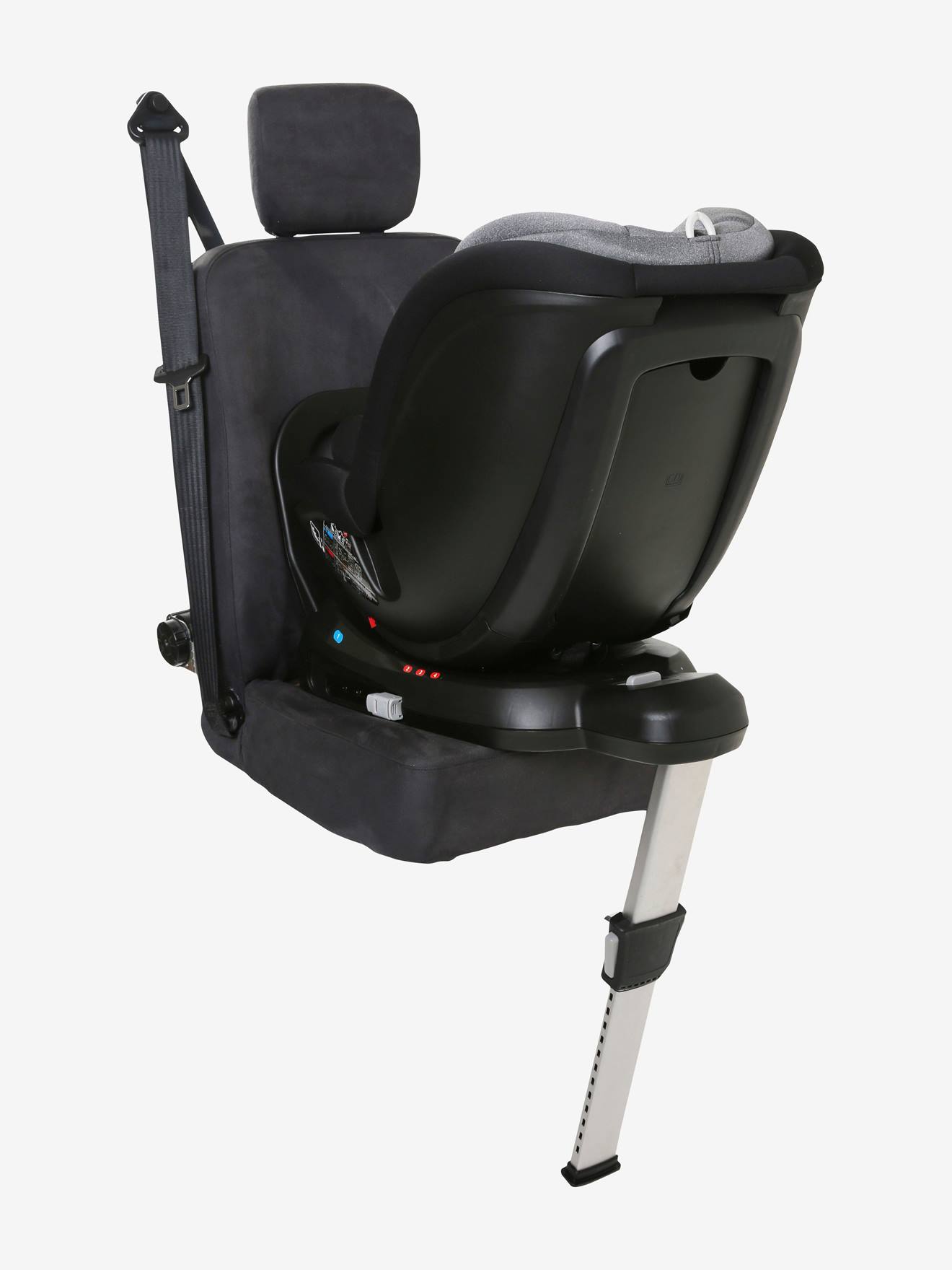 Cadeira auto giratória Isofix VERTBAUDET i-Size Spiro Grupo 0+/1, preta
