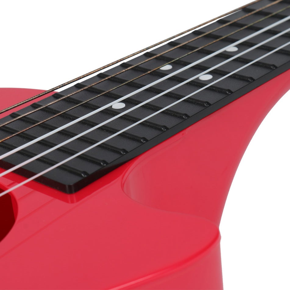 Korala PUG-40-RD polycarbonaat guitarlele licht rood