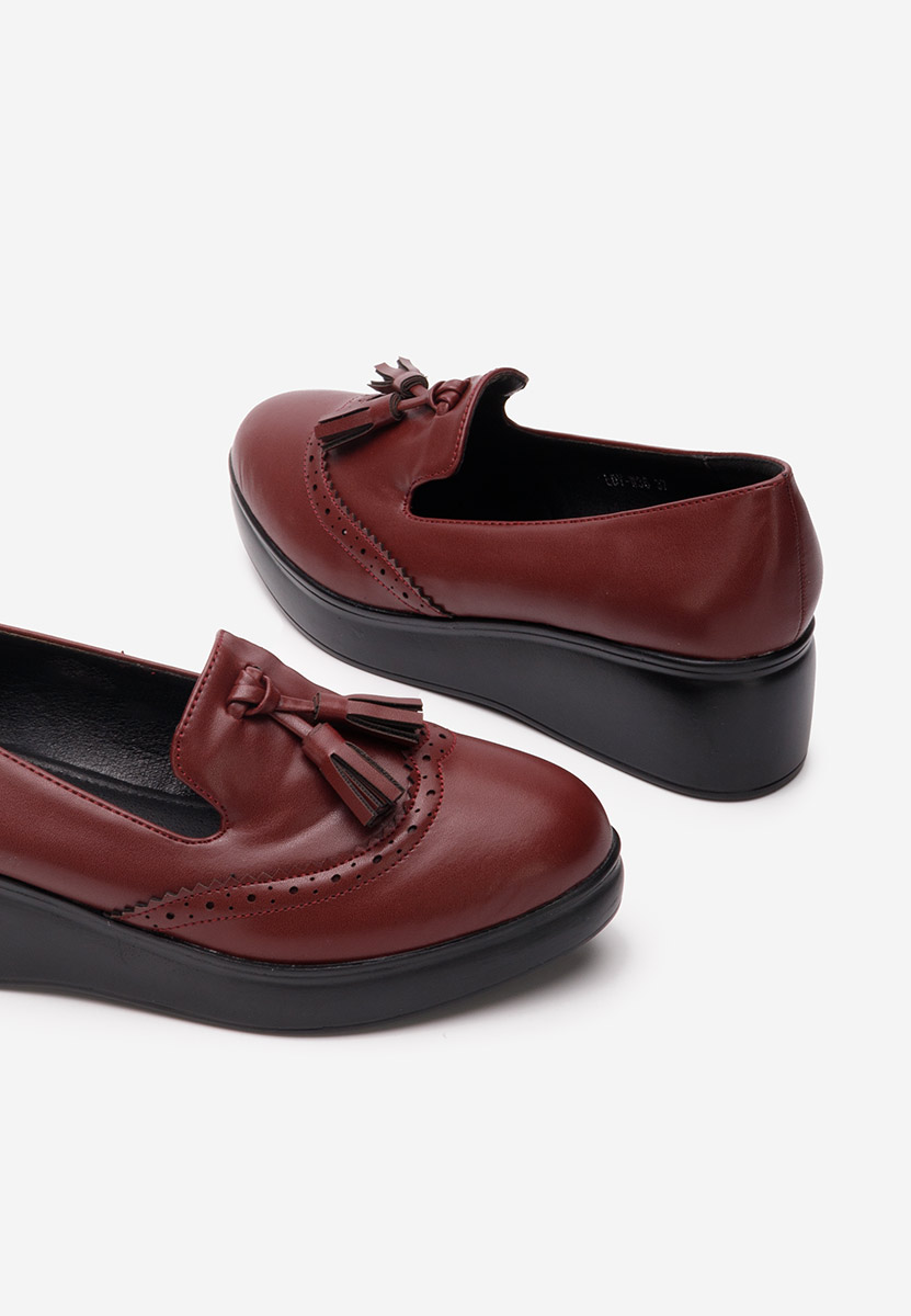 Chaussures casual à plateforme bordeaux Olbia