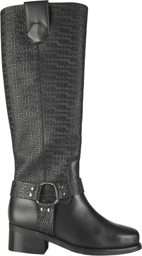 MUNTHE TOTOR Leather Boots Black