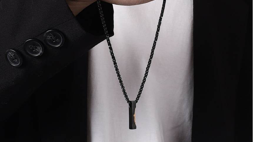 Karina Moon - Metalen staafketting