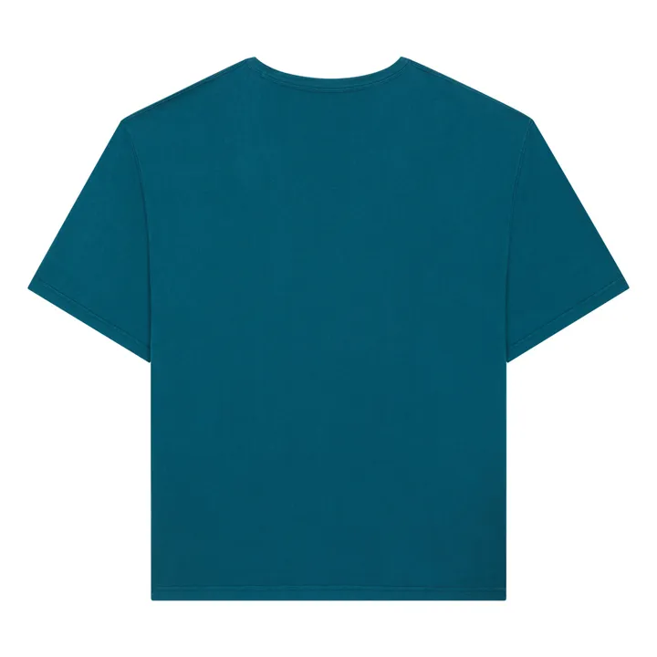 SMALLABLE BASICS T-Shirt Homme Oversize Coton Bio | Vert canard