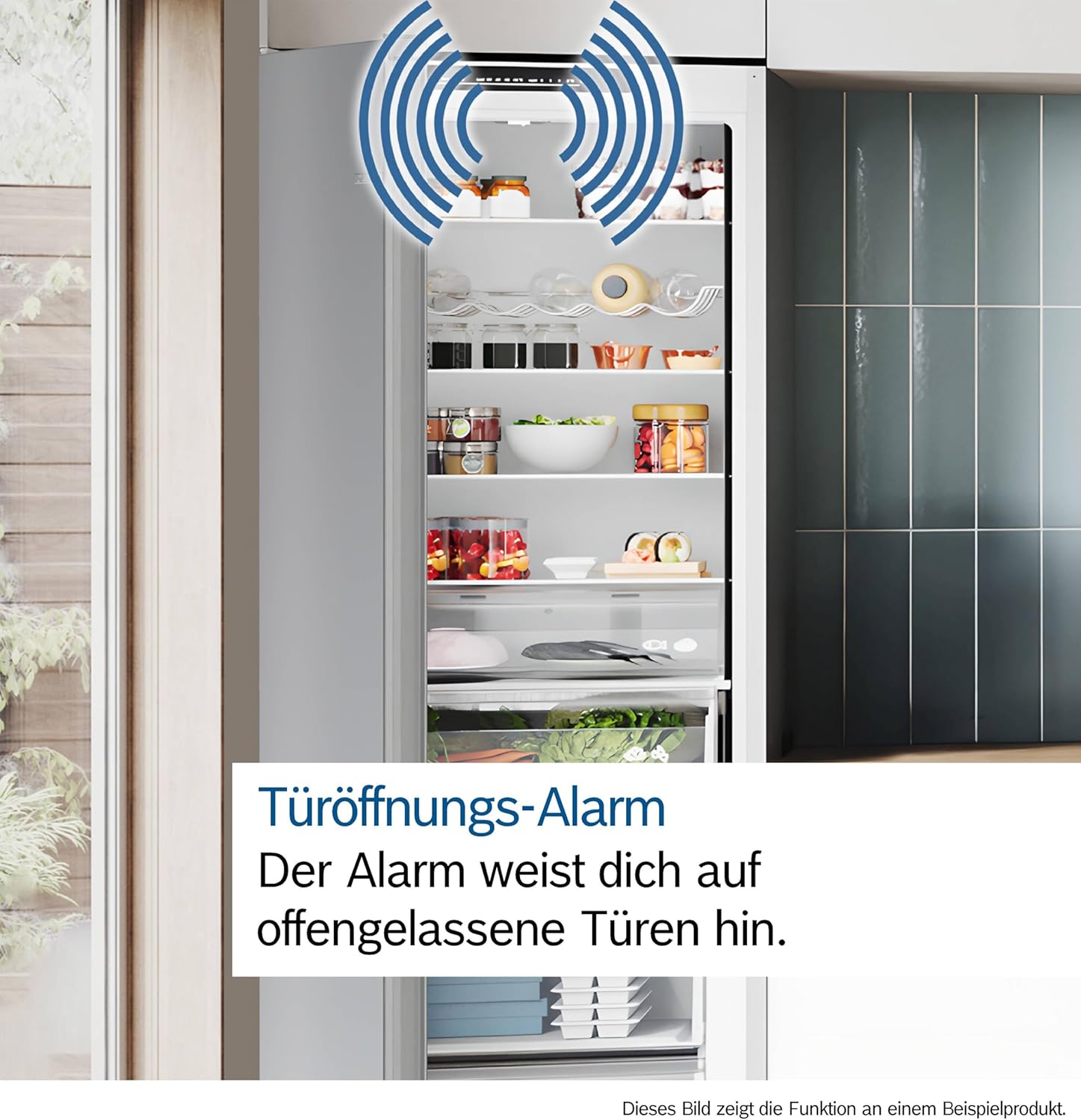 Bosch KGE39AICA, Serie 6, Kühl-Gefrier-Kombination, 201 x 60 cm, 249 L Kühlen & 94 L Gefrieren, LowFrost, BigBox für Gefriergut, längere Frische mit VitaFresh, Leise mit 38 dB, LED, AntiFingerprint