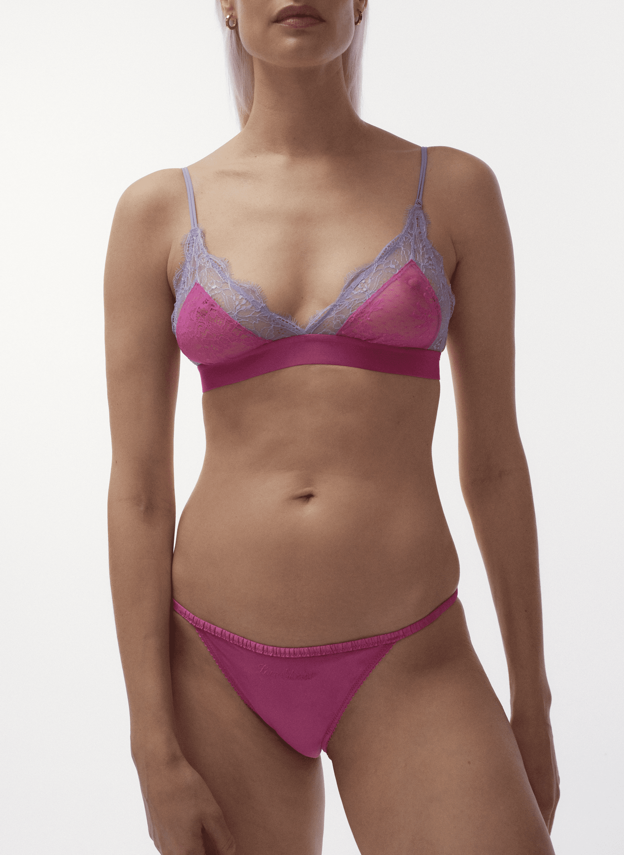 LOVE LACE - Brassière en dentelle | Rose