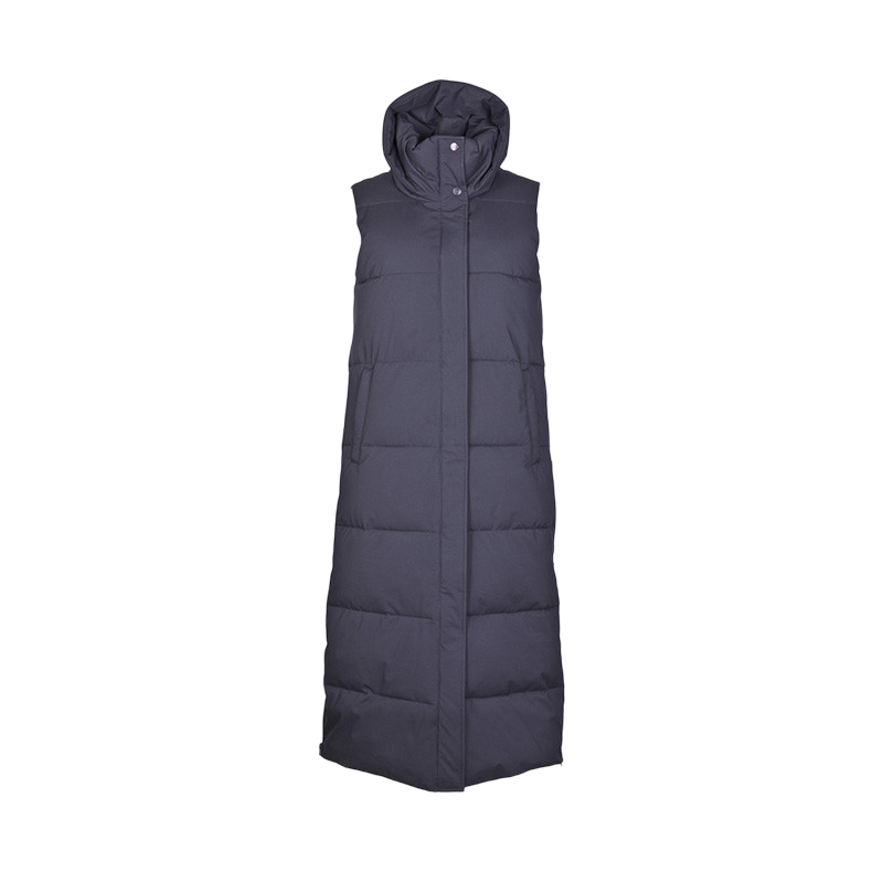 Frauen Thermo Gilet lang Agnes dark navy
