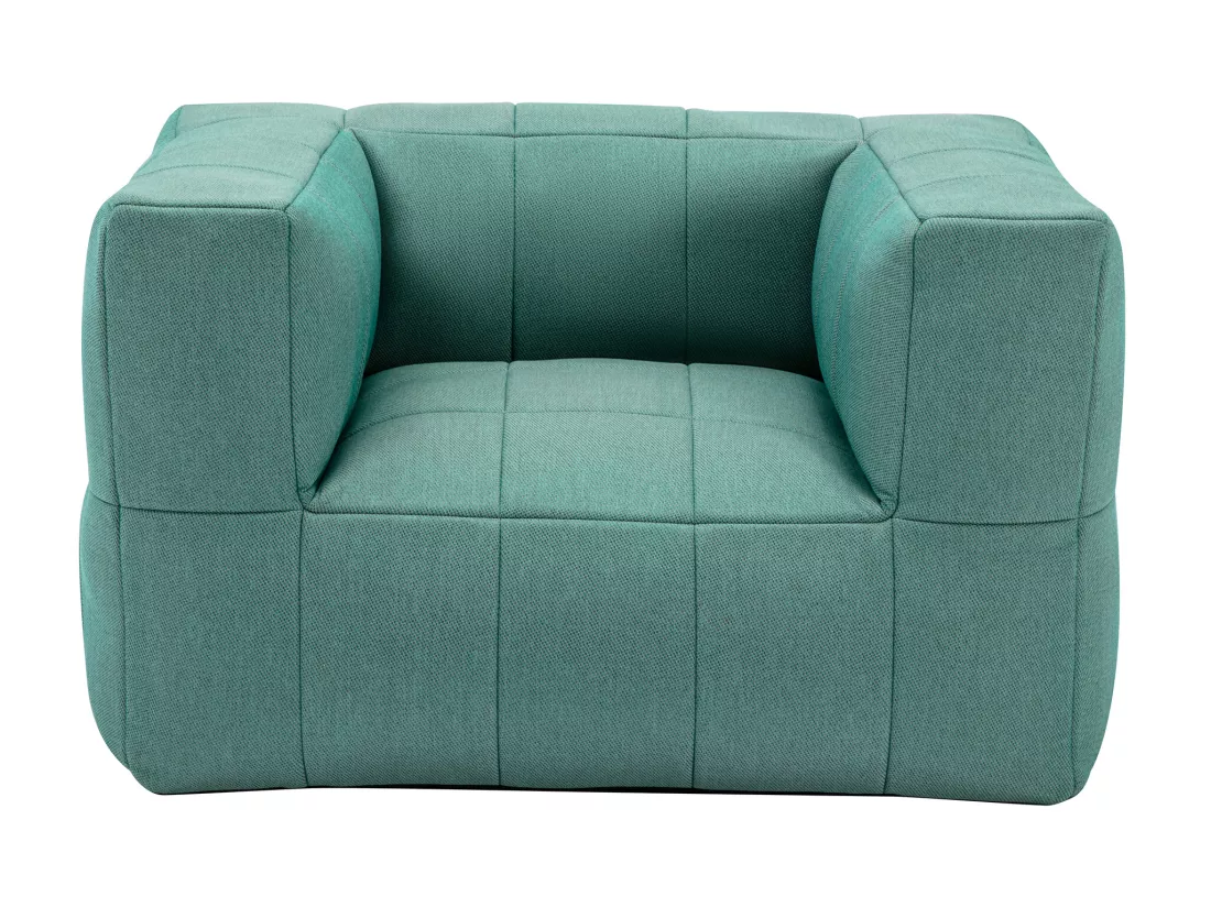 Fauteuil de jardin avec accoudoirs en tissu - Vert - LIVAI de MYLIA