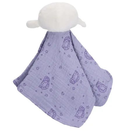 Sterntaler Kuscheltuch Schlummerschaf in Flieder