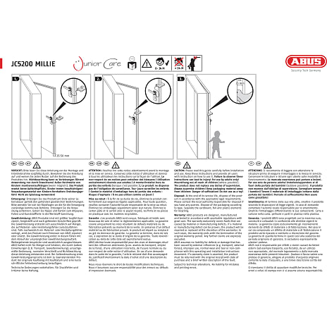 ABUS dørstopper, MILLIE