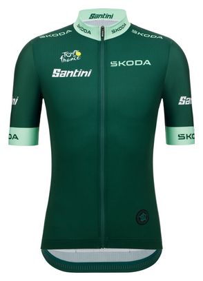 Maillot Manches Courtes Santini Tour de France Meilleur Sprinter Vert