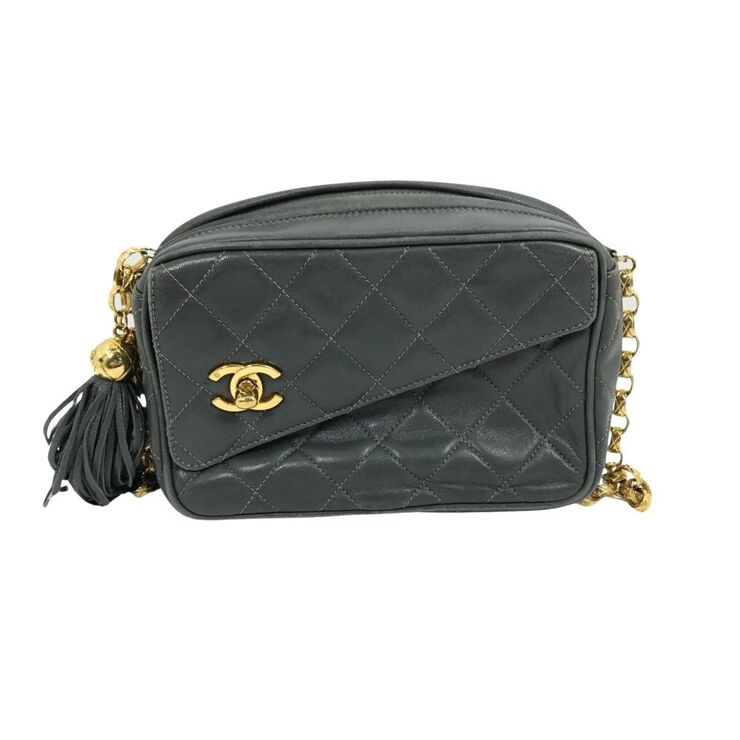 Chanel Vintage Chanel Shoulder Bag Black