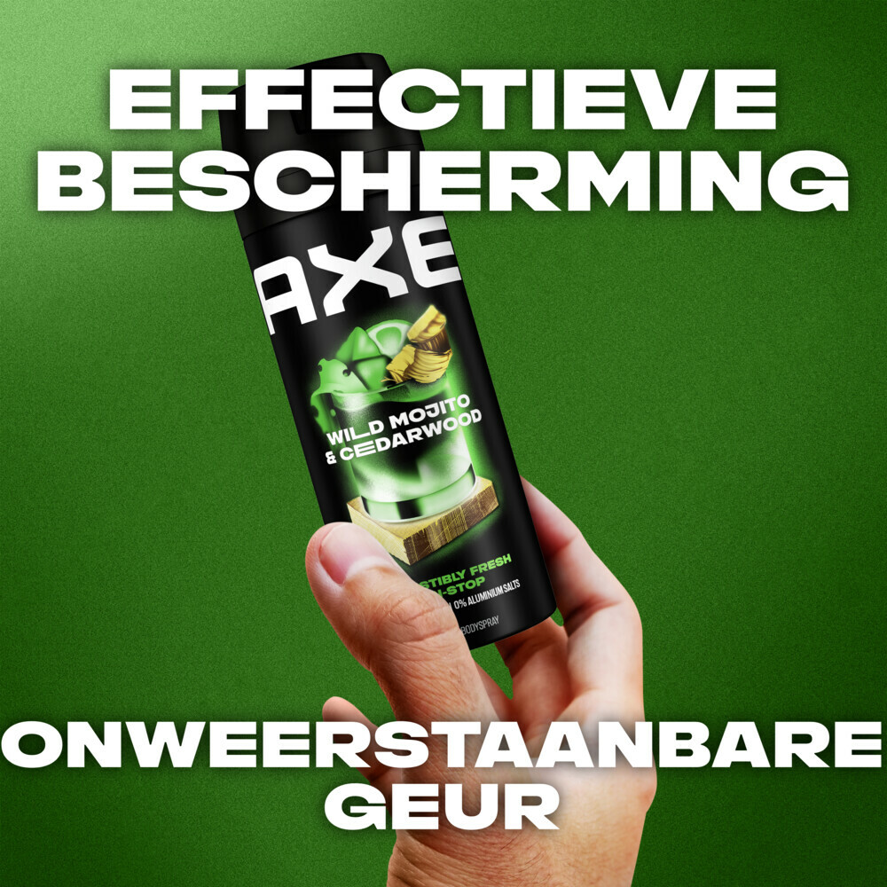 6x Axe Deodorant Bodyspray Green Mojito + Cedarwood150 ml