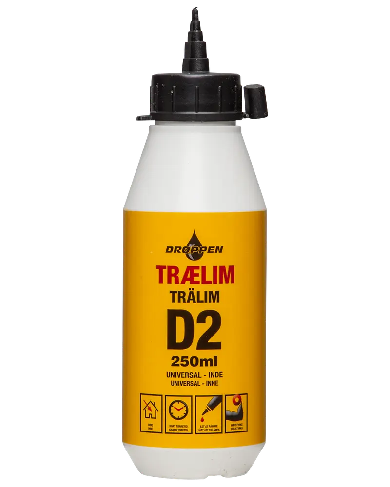 Droppen Trælim D2 inde 250 ml