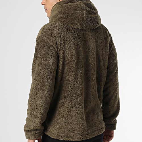 Veste Capuche Fourrure NR-K1009 Vert Kaki