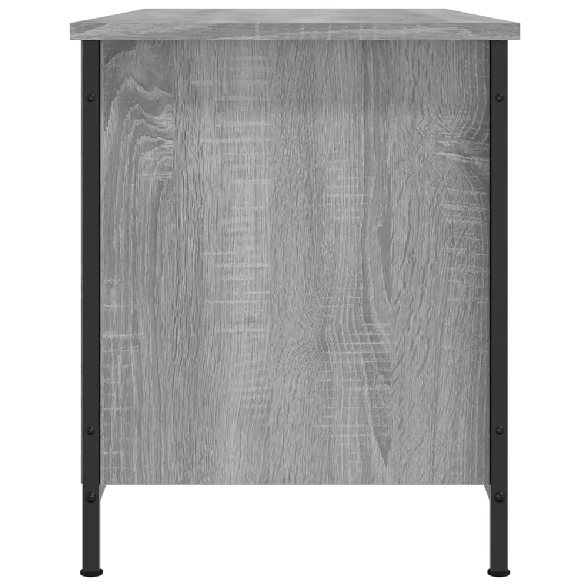 vidaXL Meuble TV - Sonoma Gris - 100 cm