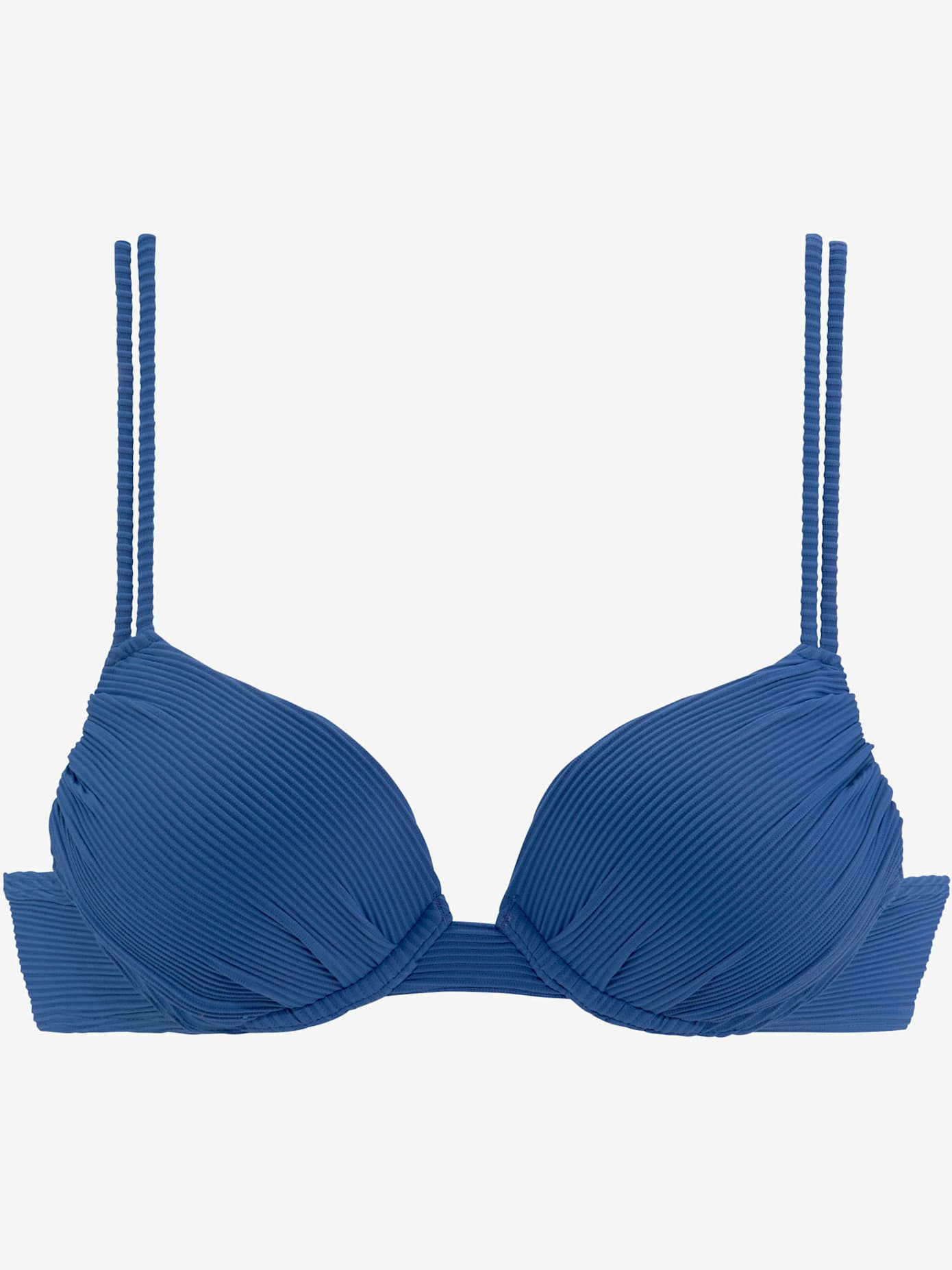 Haut de bikini push-up tissu structuré élégant