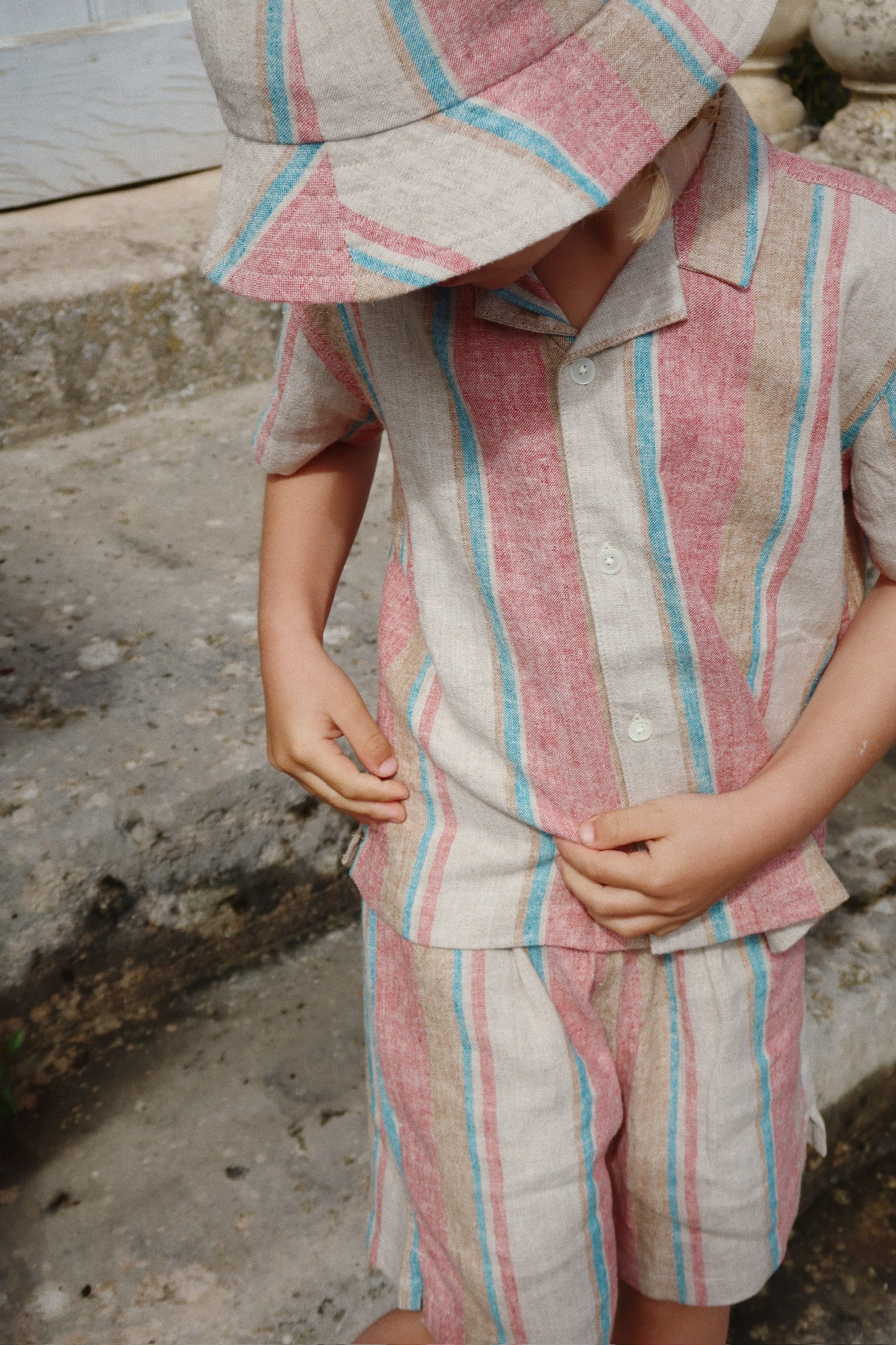 Venice bøllehat - stan stripe - 2-4Y