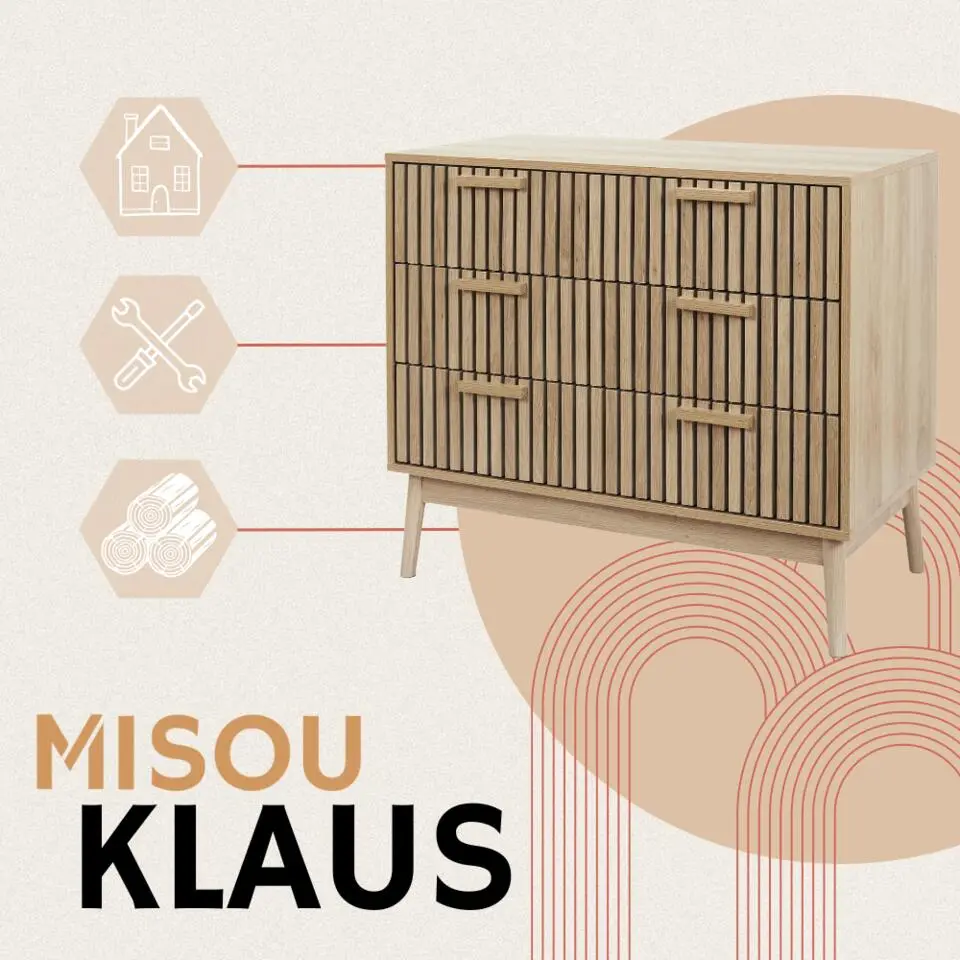 MISOU Commode Klaus - Bruin