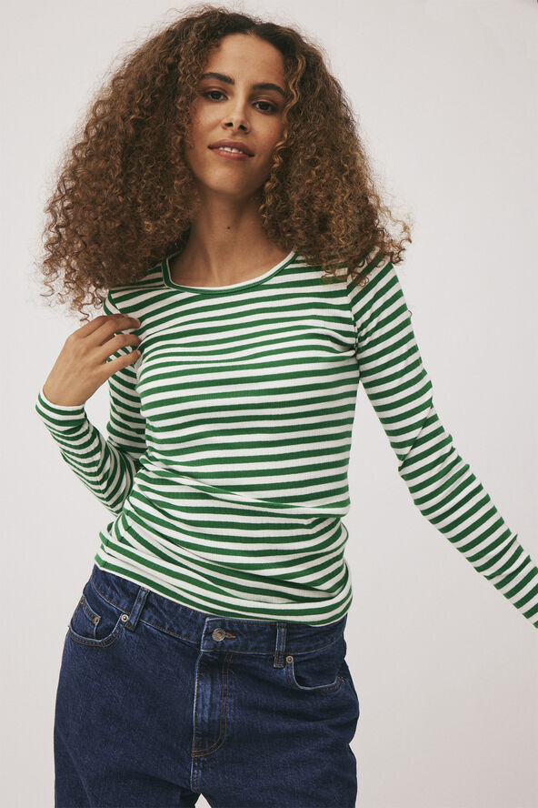 Magasin du Nord Collection Milla 1G Green  tambourine / star white stripe