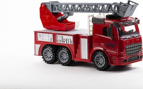 Brandbil Legetøj Med Stige Og Lyd Og Lys - 1:14 - Contruck