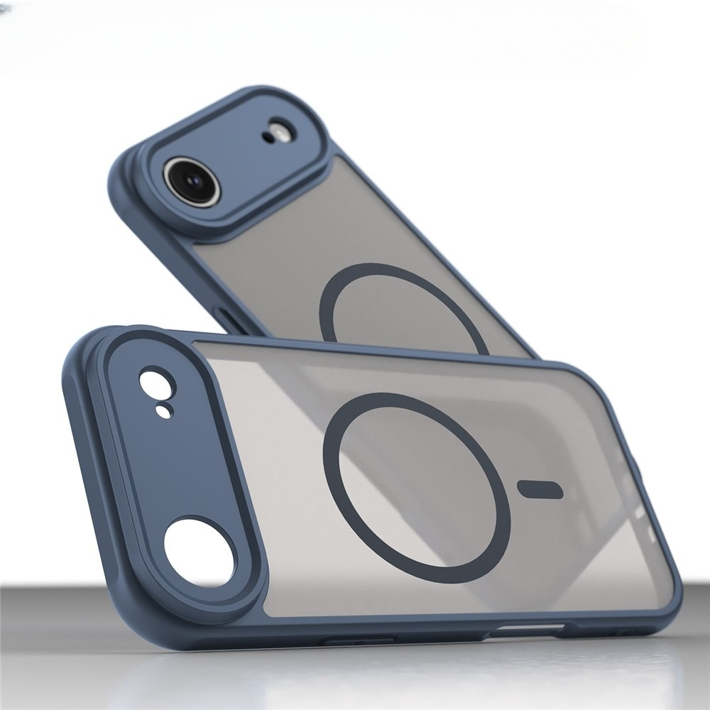 iPhone Air MagSafe Hybrid Hülle mit TPU Bumper - Blau