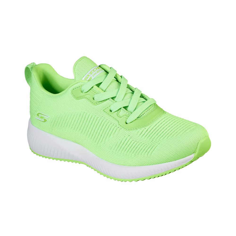 Skechers BOBS SQUAD GLOWRIDER - Sneakers Femme lime