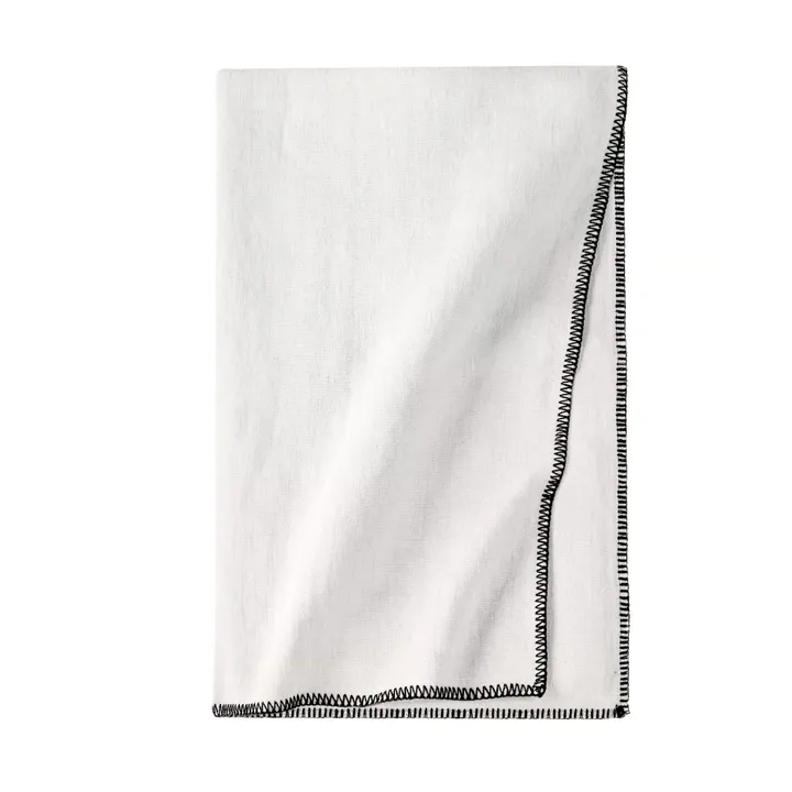 Communauté de biens Nappe en Lin lavé-surfilée | Blanc cassé