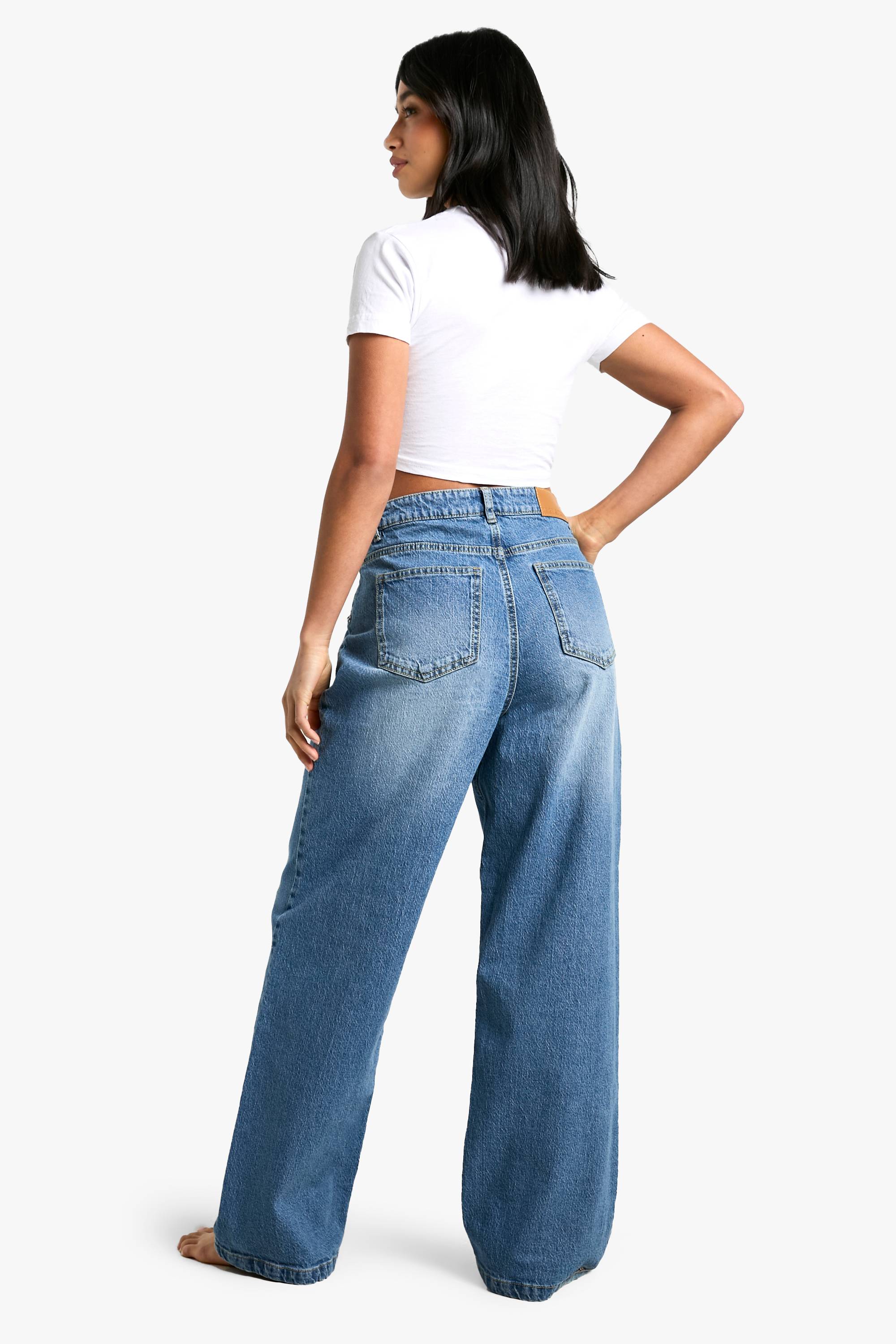 boohoo Jean Droit Basic Petite
