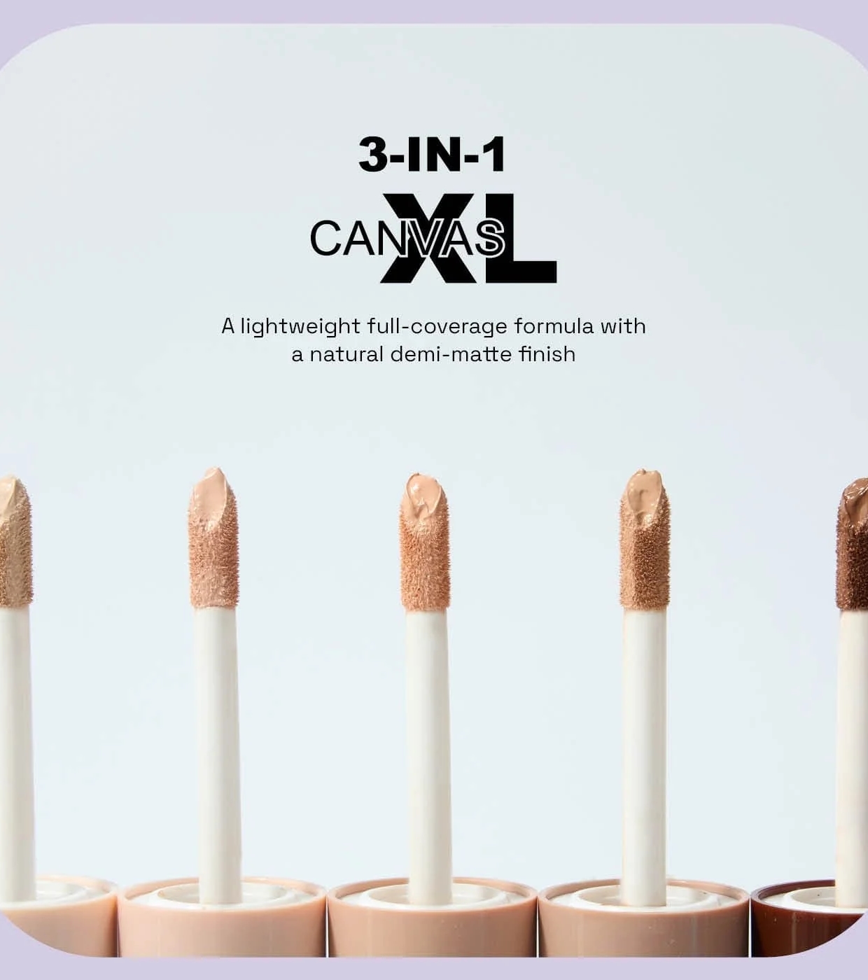 Technic Cosmetics - Corretivo líquido 3-IN-1 Canvas XL -  Chestnut