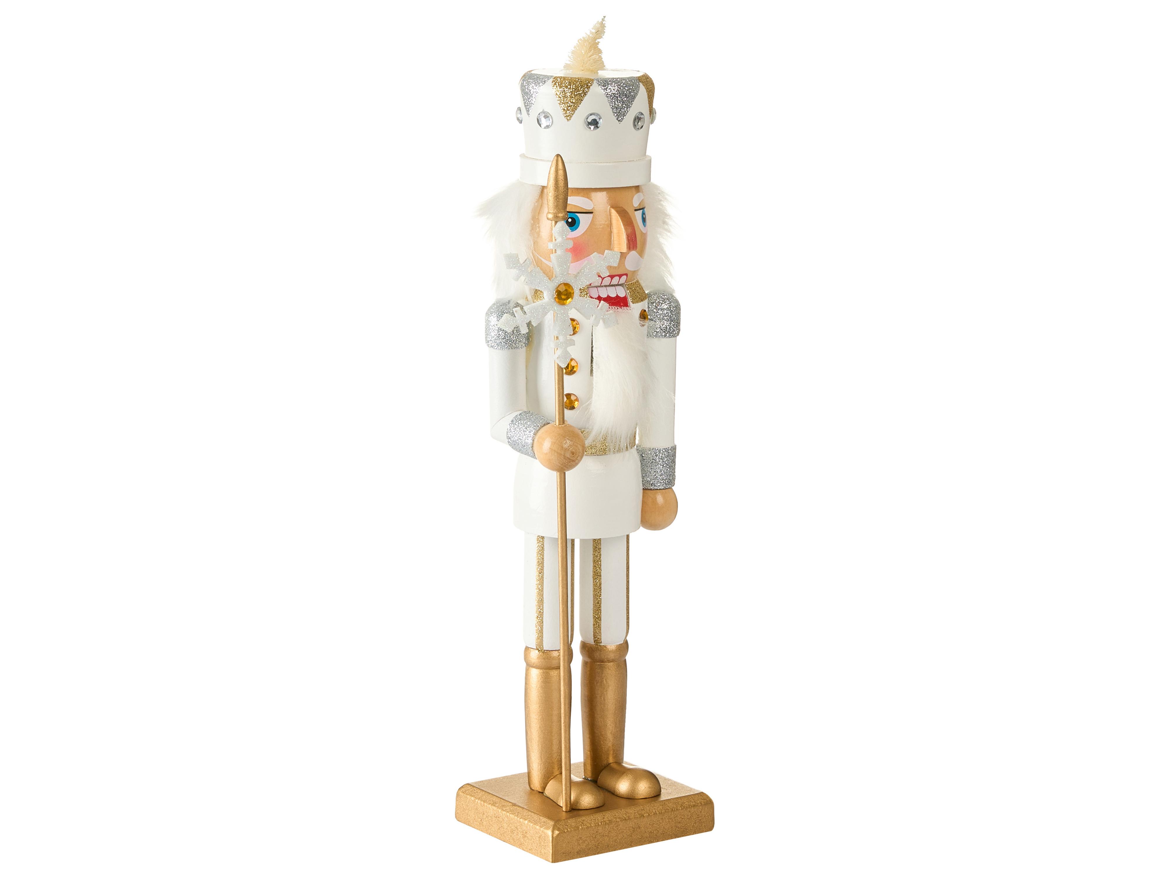 Figuur LJUNGAN Notenkraker 37 cm Wit