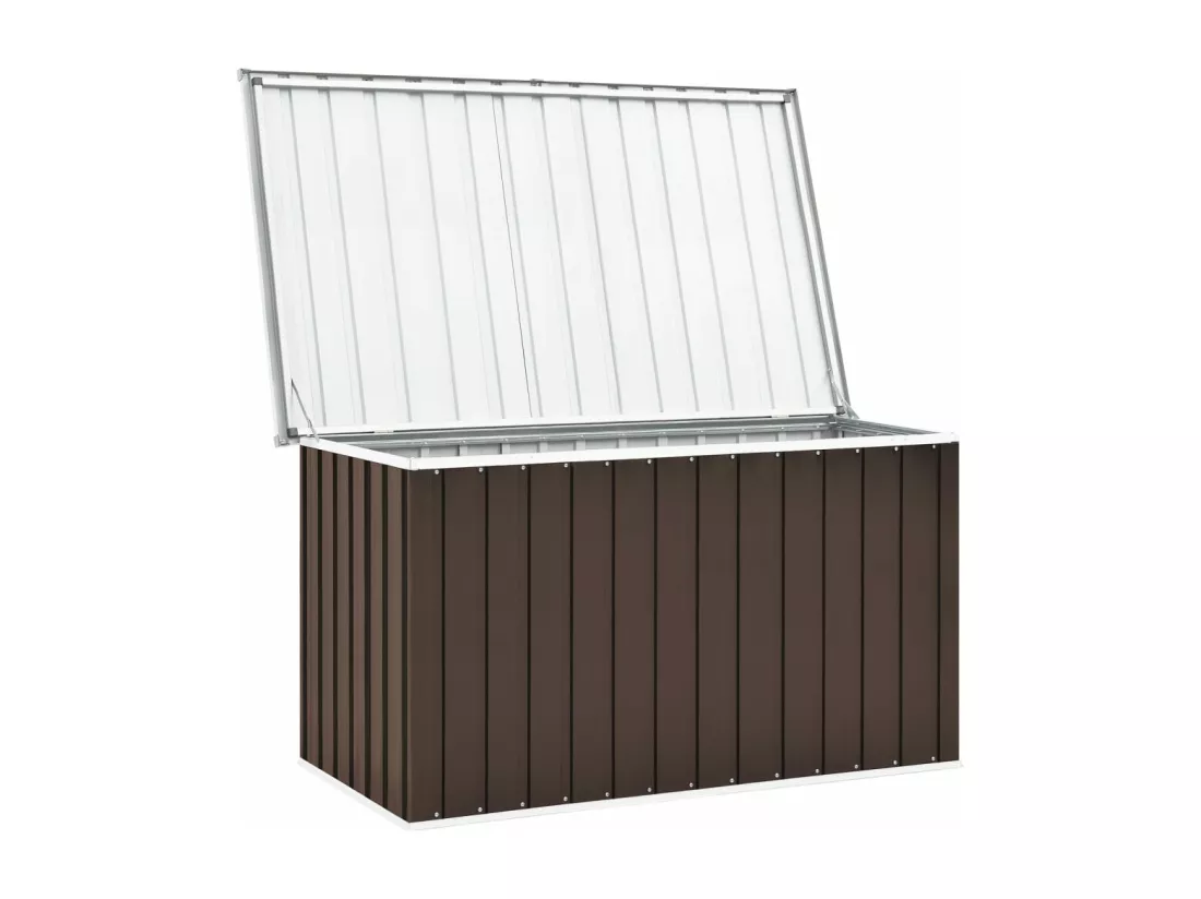 Boîte de rangement de jardin Marron 149x99x93 cm