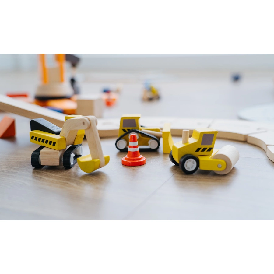 PlanToys Straßenbau-Set