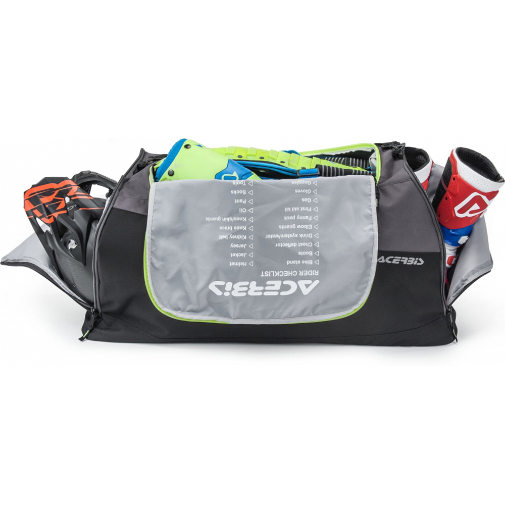Acerbis - Sac de voyage Cargo Noir / Jaune fluo