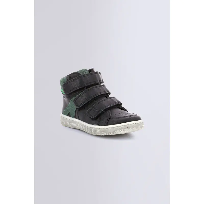 LOHAN NOIR VERT (20-27) SNEAKERS HAUTES Synthétique Garçon