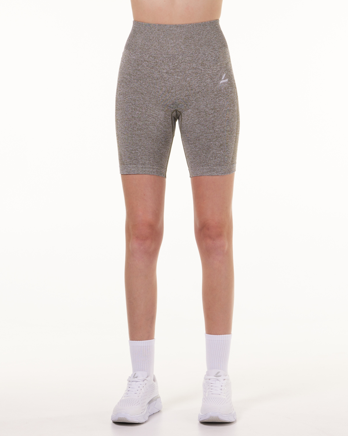 LEVITY Solar Seamless Shorts Green Burnt Marl