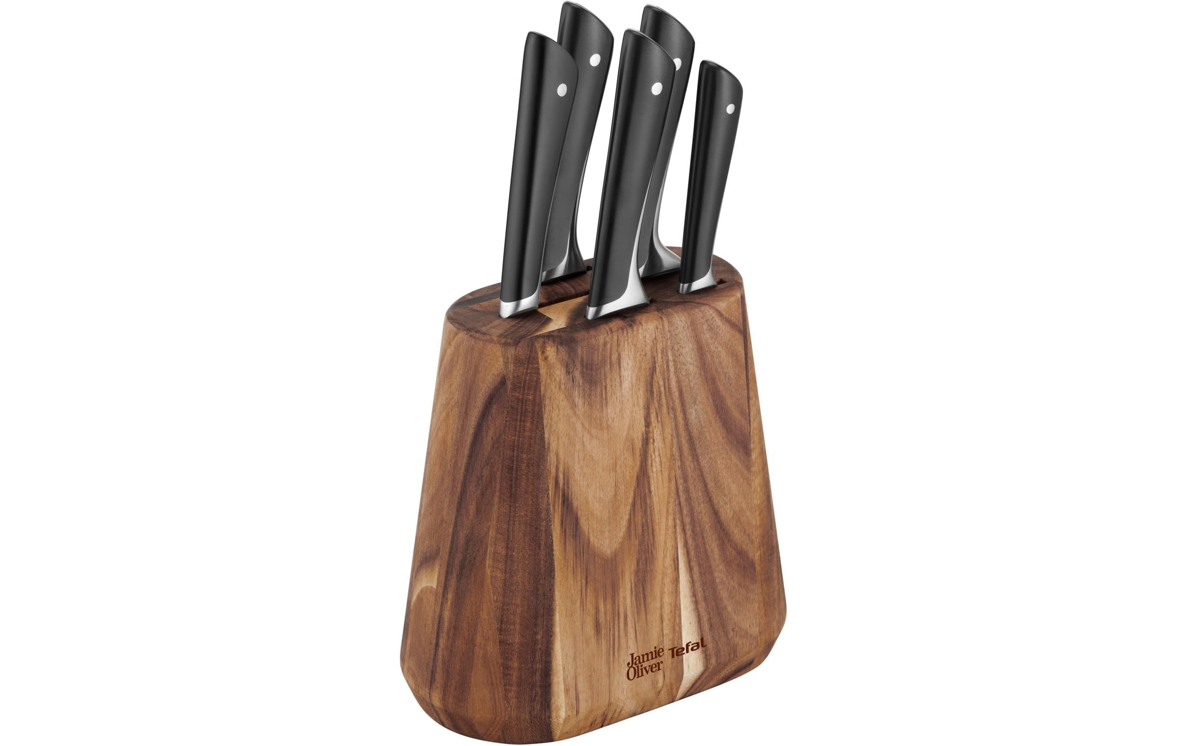 Messerblock-Set mit Messer Jamie Oliver 6-teilig, Holzart<br>Messerblock mit 6 Messern
