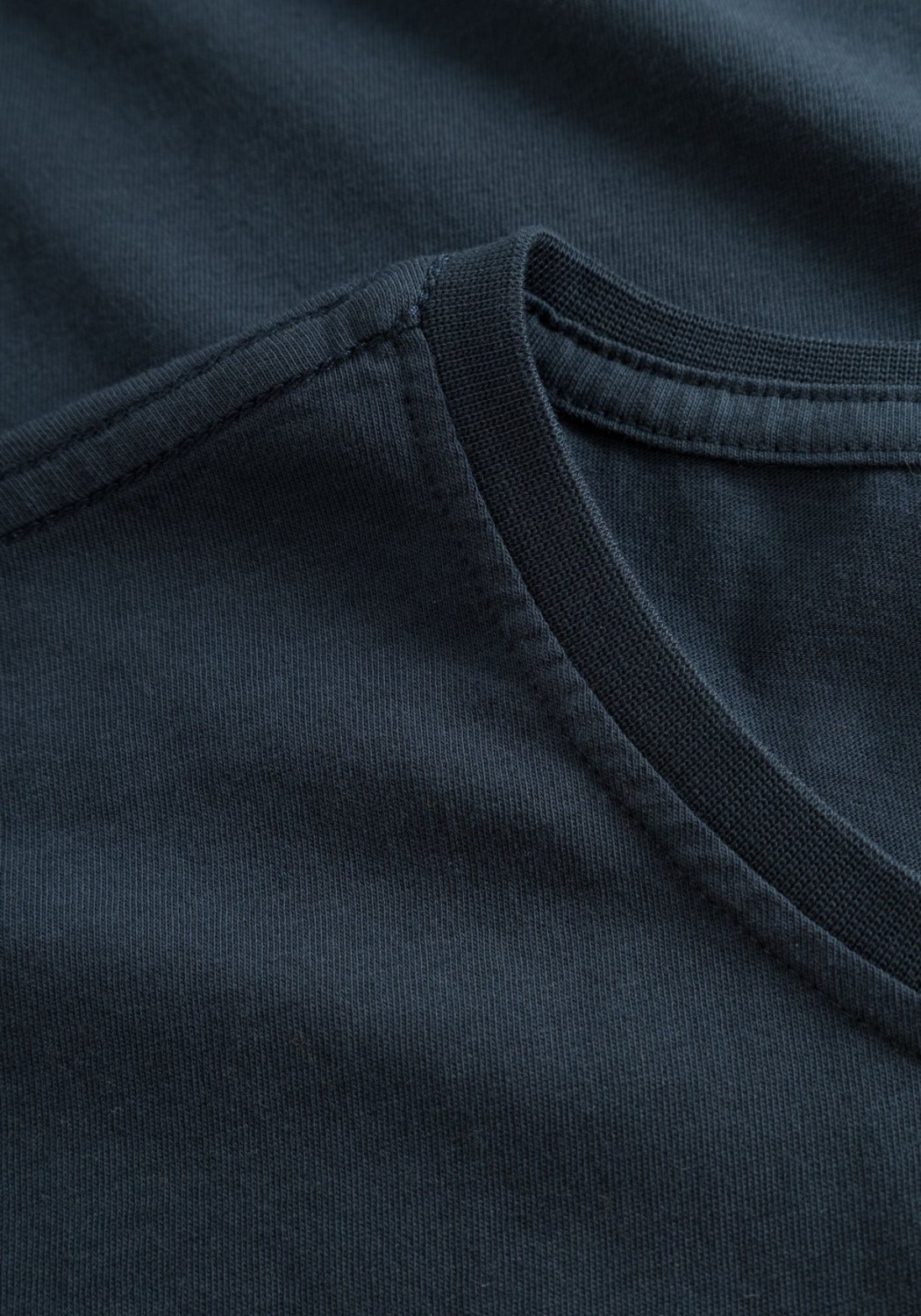 Knowledge Cotton Apparel T-Shirt Basic Tee Total Eclipse