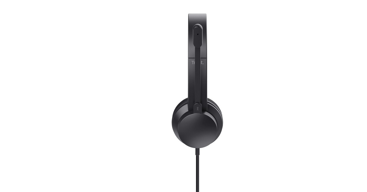 TrustAyda USB-ENC PC Headset on-ear   (Zwart)