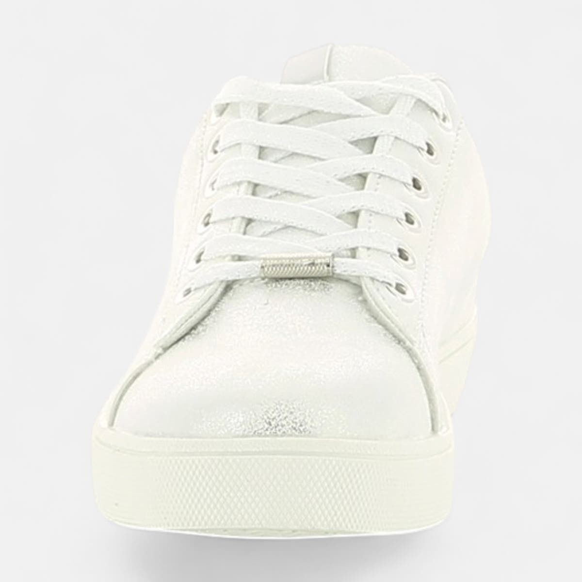 Baskets basses Femme argent