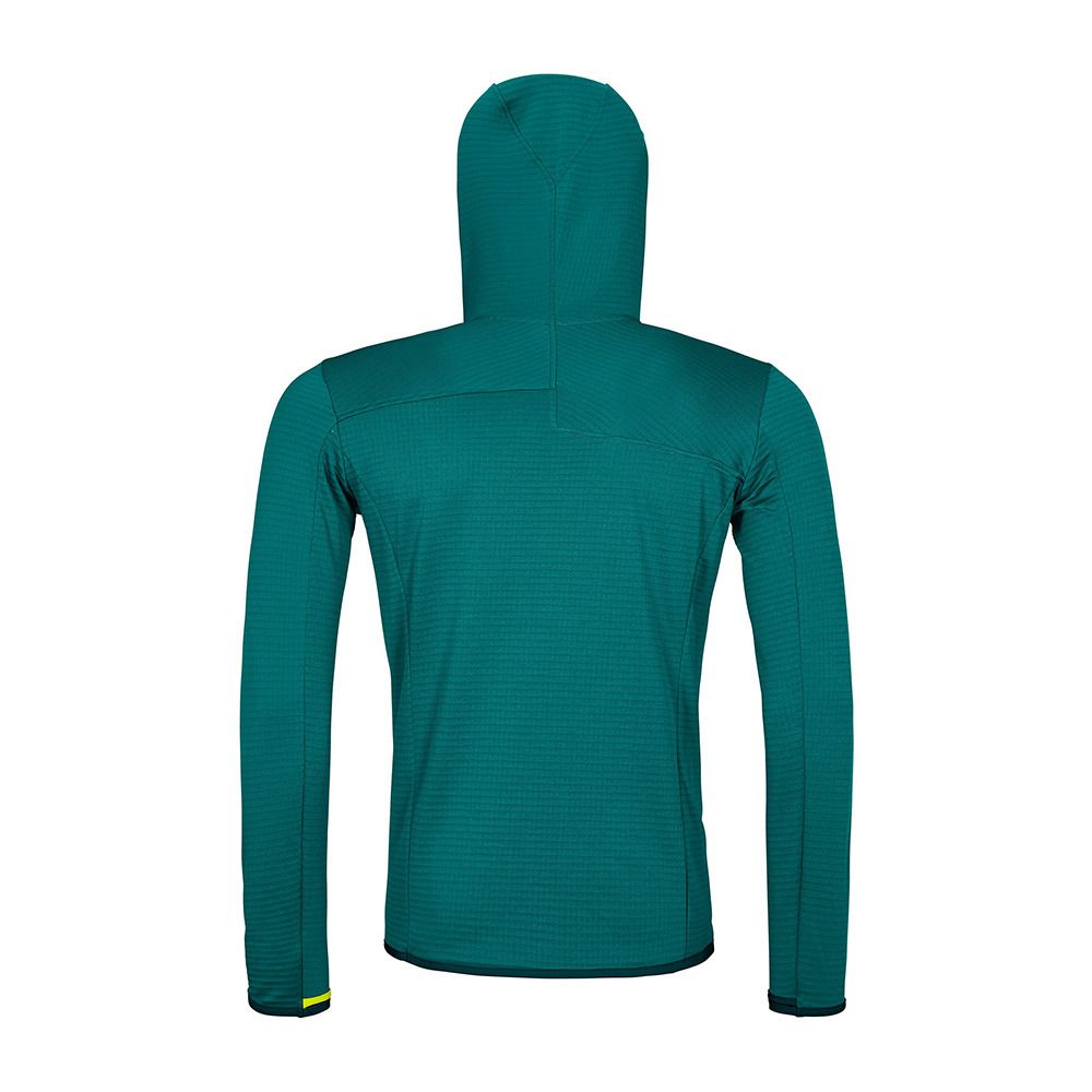 Ortovox FLEECE LIGHT GRID - Polaire Homme pacific green