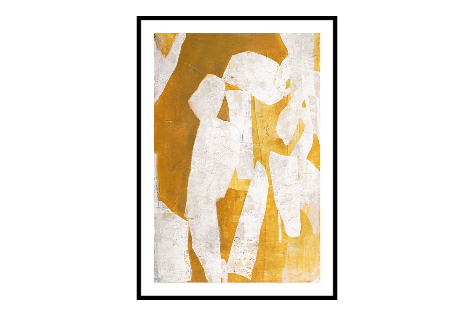 White Items 70x100 cm Black Frame